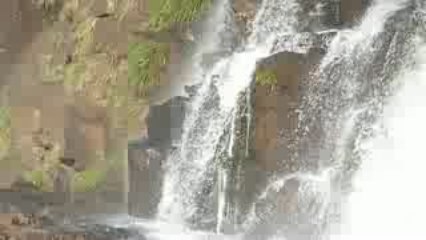 Décolage direction les chutes !!! ( la fumée au loin !!! )