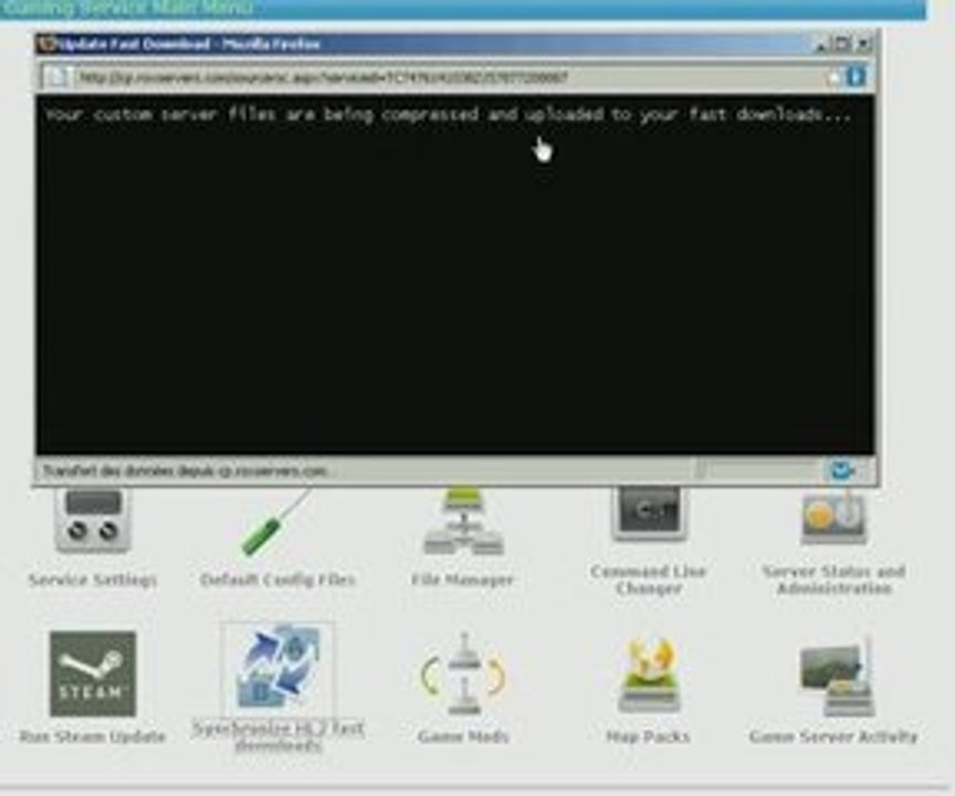 Synchronize your fast downloads in 1 clic with RoxServers.co