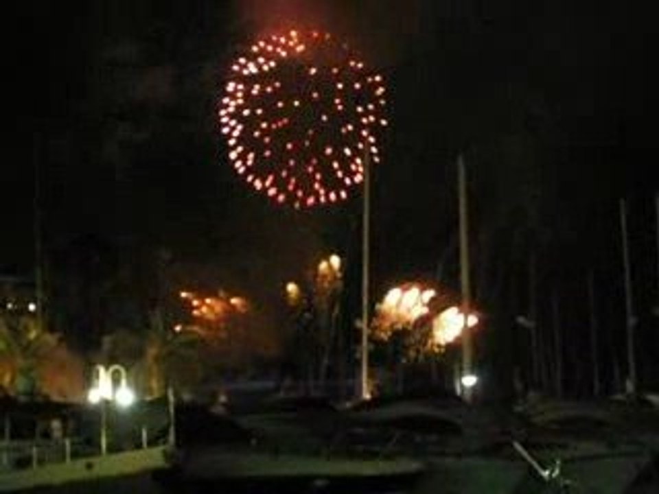 Feu d'artifice de Port Frejus