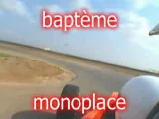 baptème monoplace prototype R1 circuit du rousillon