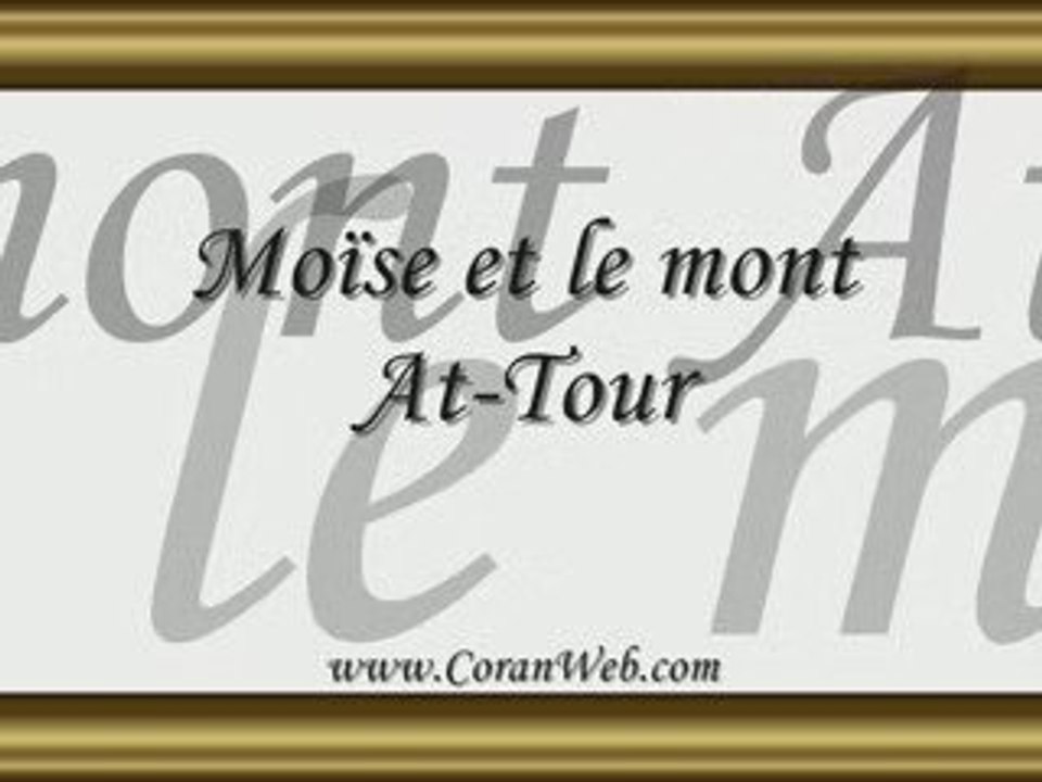 L'histoire de Moïse - partie 4