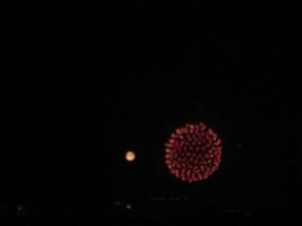 fireworks on Tokyo bay, Aug  2009