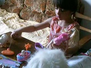 barbie et les chiens de lolo pour son anniverssaire