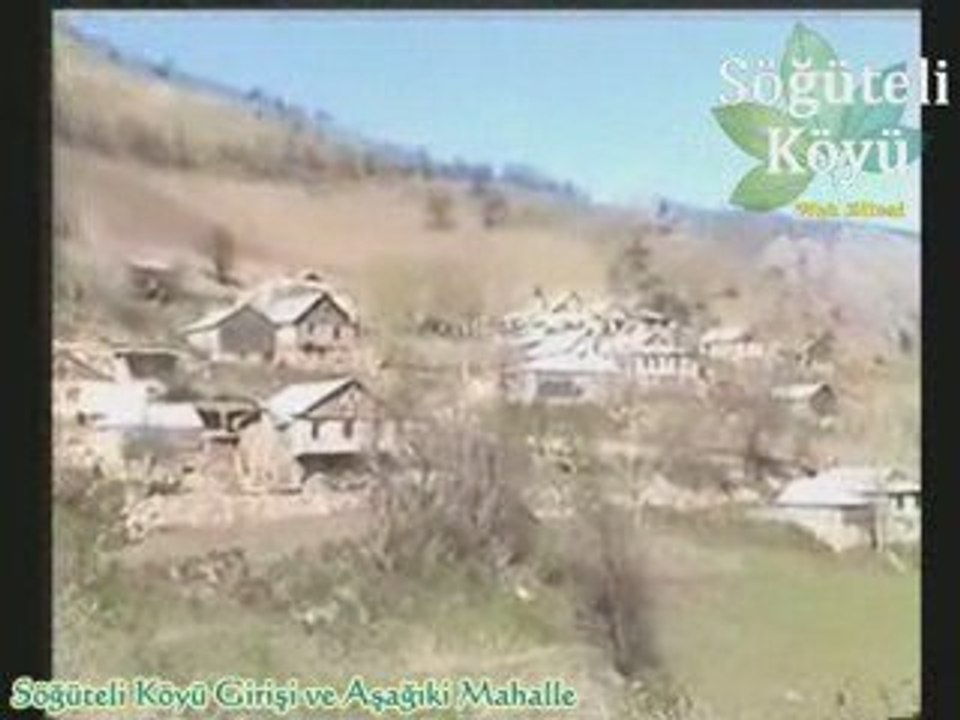Söğüteli Köyü Girişi ve Aşağıki Mahalle Görüntüleri-2003