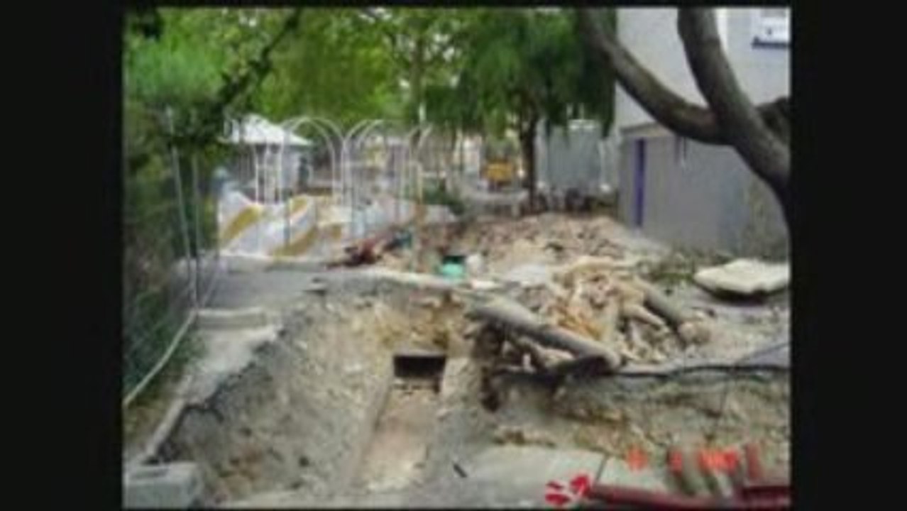 CHANTIER CHAUFFAGE COUR INTERIEURE DES 400