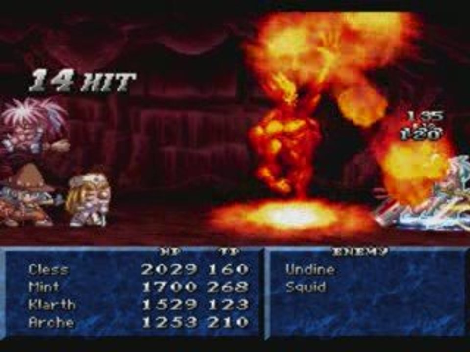 Tales of Phantasia : Boss Undine : No damage