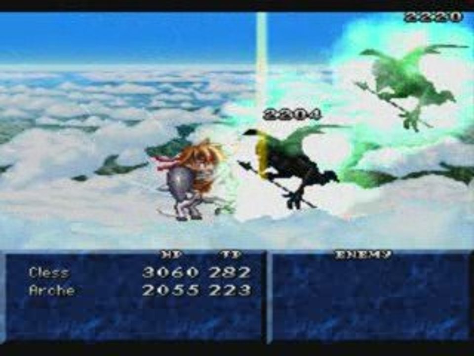 Tales of Phantasia : "threatening sky" fights : No damage