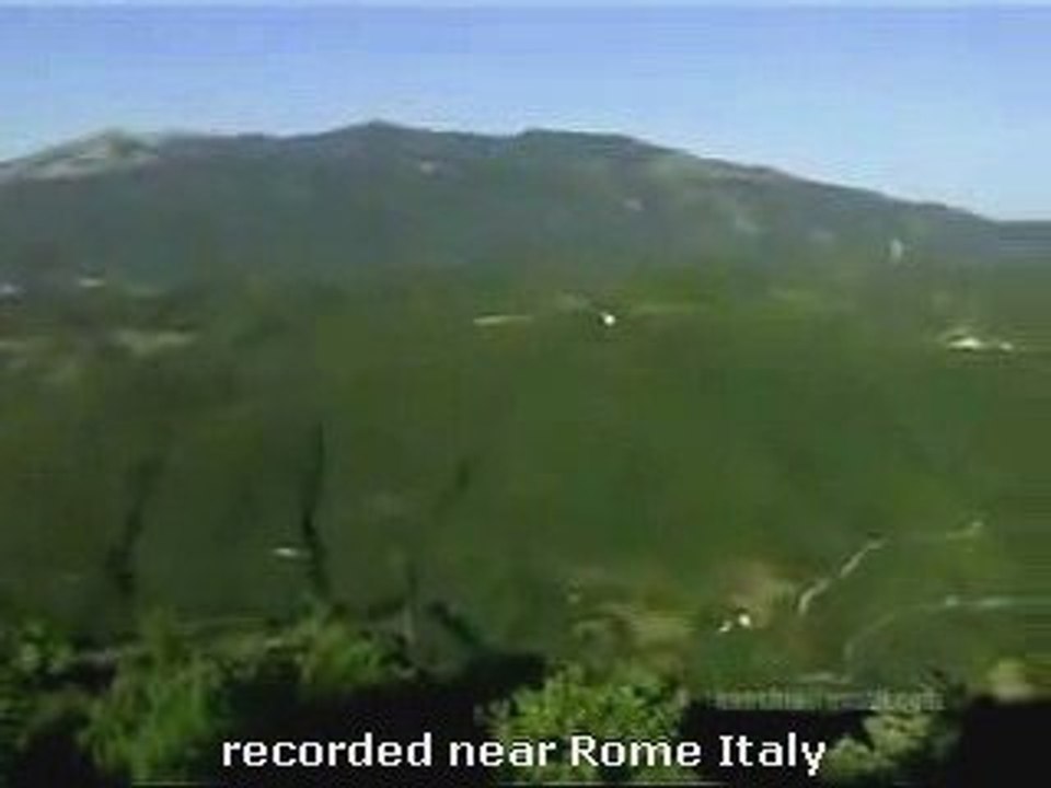 Orb near Rome Italy Video