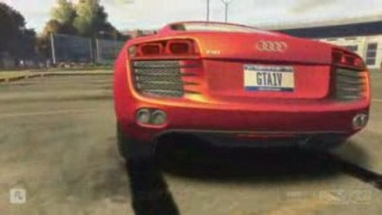 Drift en Audi R8 dans GTA IV version PC