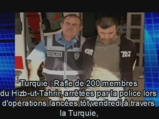 Rafle de 200 membres du Hizb-ut-Tahrir par les Kemalistes