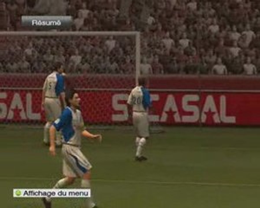 AJ Auxerre - FC Barcelona 1-1 Amical Cup Feher PES09