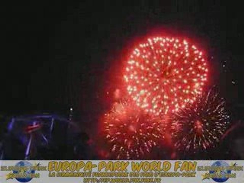 Feu d'artifices à la nocturne d'Europa-Park le 01 Août 2009