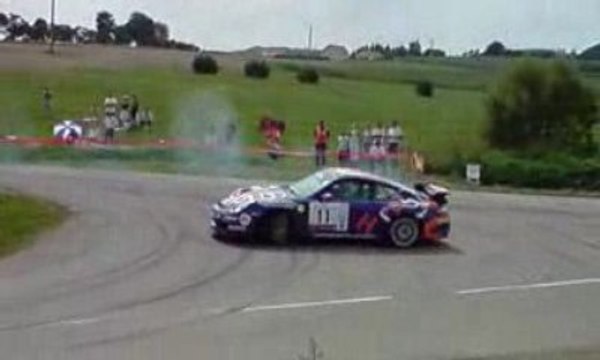 Rallye de la Plaine 2009. Porsche gt3 - Subaru - Clio R3