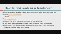 Earn Easy Money - Freelance 2 of 2. How to start freelancing