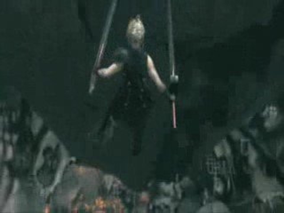 advent children cloud vs sephiroth