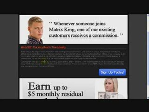 Make Money with Matrix King Hosting