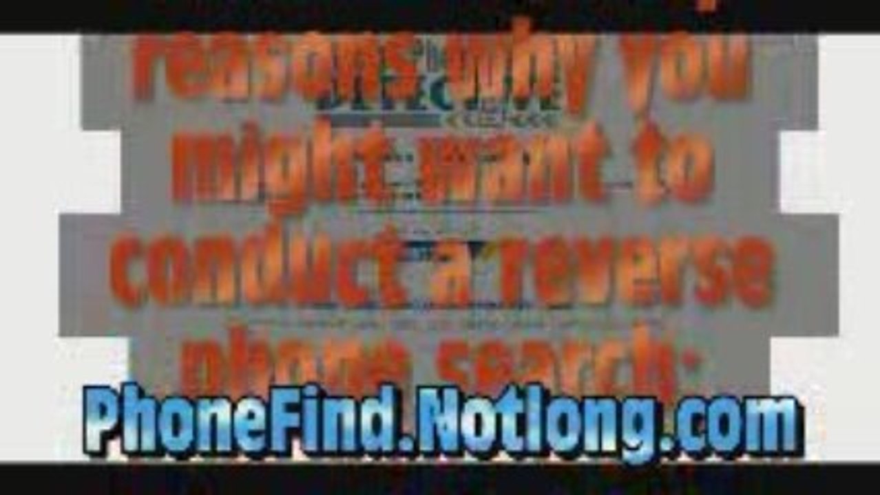 Reverse Phone Look Up