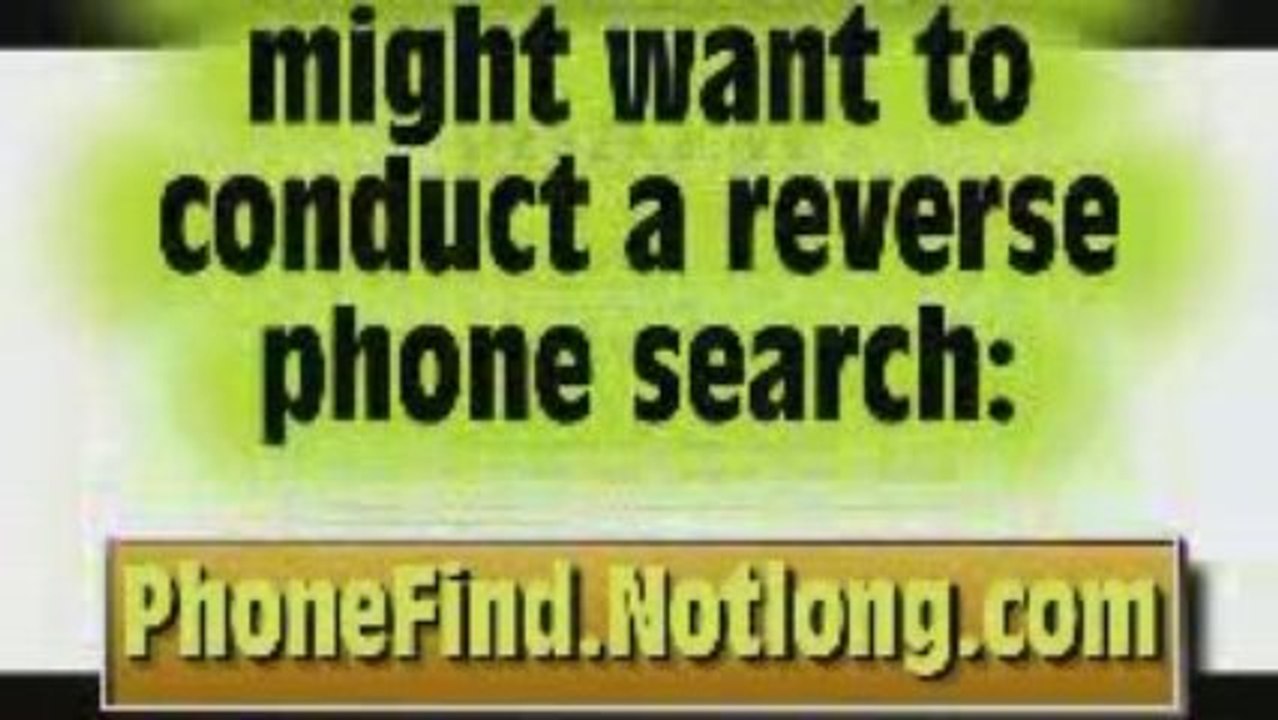 Search for a telephone number