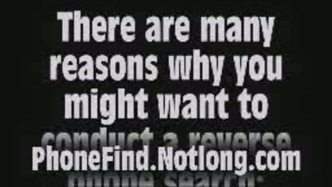 Reverse lookup cell phone numbers