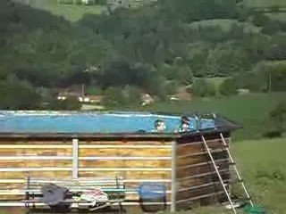 1ère baignade à la ferme