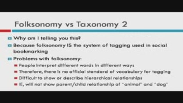 Social Bookmarking Demon - An intro to tagging & folksonomy