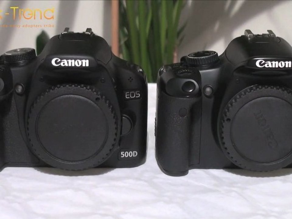 différence entre le Canon 450D et Canon 500D