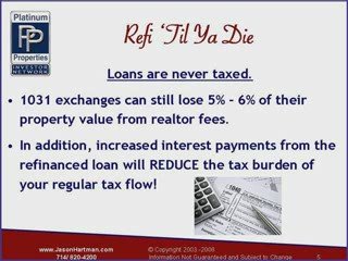 Refi ‘Til Ya Die – Making Money With Properties Investment