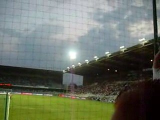 Auxerre-Sochaux 08/08/09 Auxerre je t'aime Auxerre je t'ador