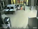 Crazy Man Crashes Into City Hall Video