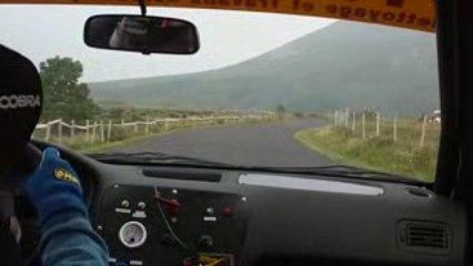 course de cote du Mont Dore en honda civic