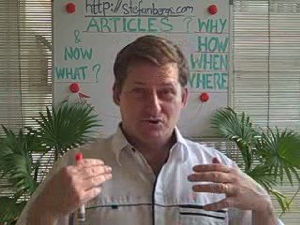 About Article Marketing: Article Writing - Where?