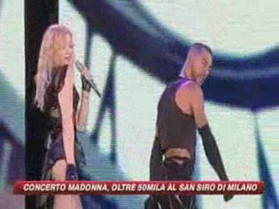 Madonna Reportage Sticky and Sweet tour Milan "sky italia"