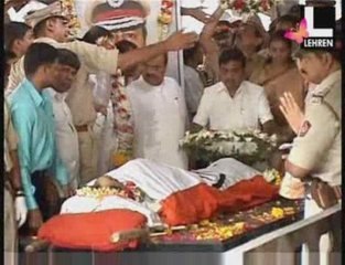 Funeral of ATS chief Hemant Karkare