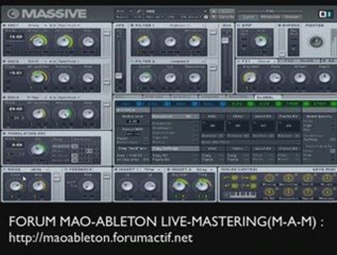 Massive Native Instruments Noise bruit blanc DIDGUITARE