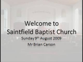 090809 - Gospel Service Part 1