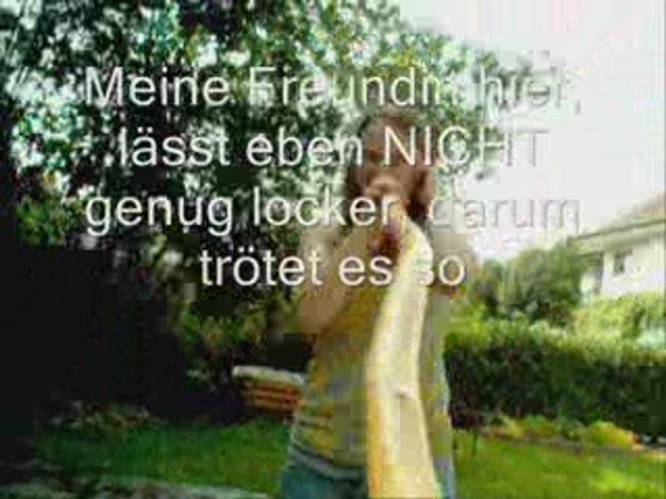 Didgeridoo für Anfänger  Nr.1 - Der Grundton (bessere Quali)