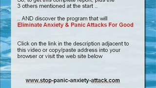 Eliminate agoraphobia and panic attacks part 2
