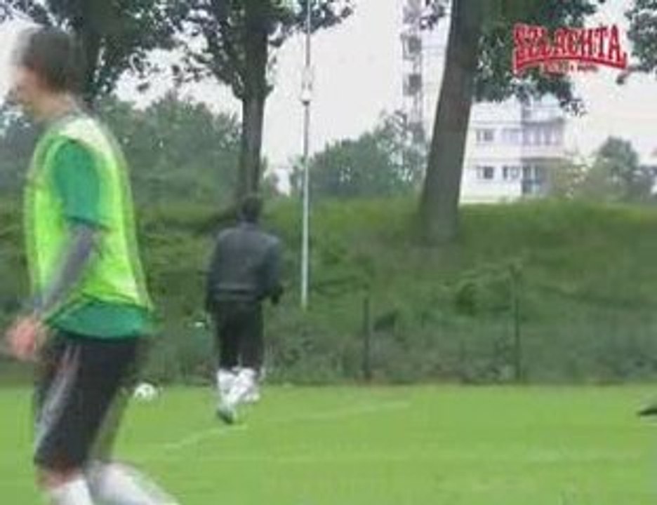 nowi na treningu
