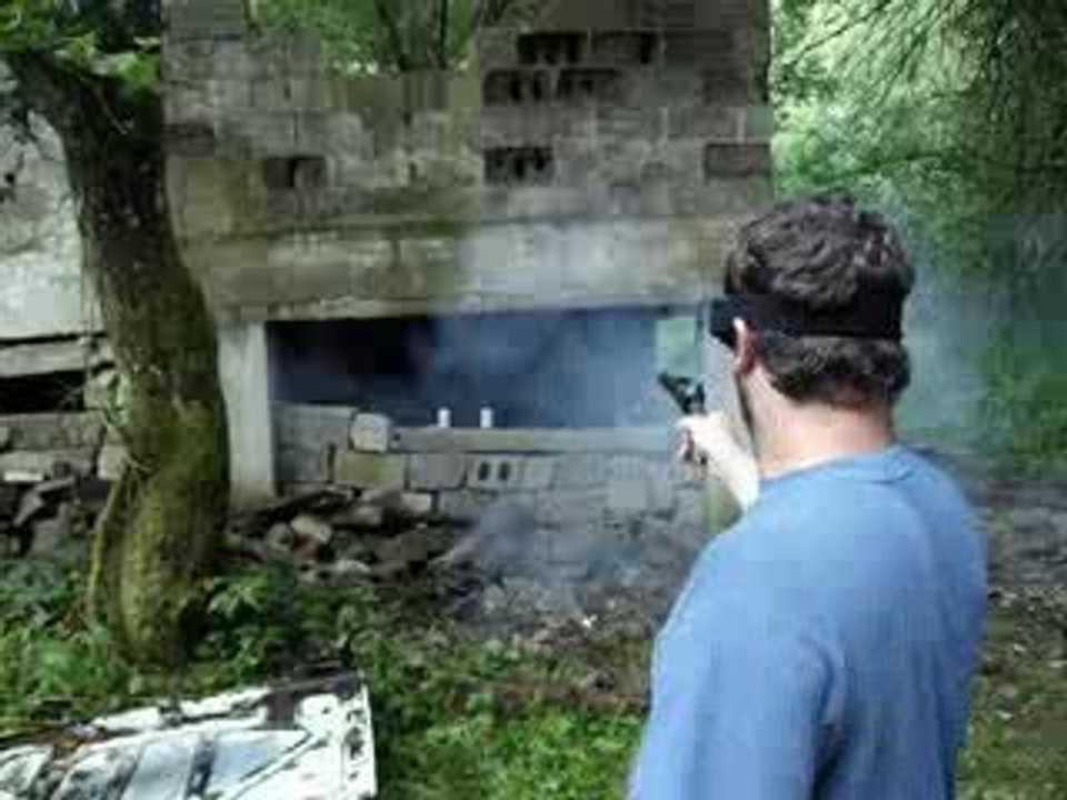 Tir au pistolet a poudre noire 5 (Remington cal 36)