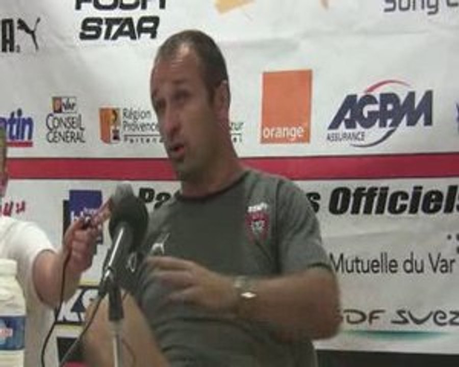 Point presse du Staff du Rugby Club Toulonnais