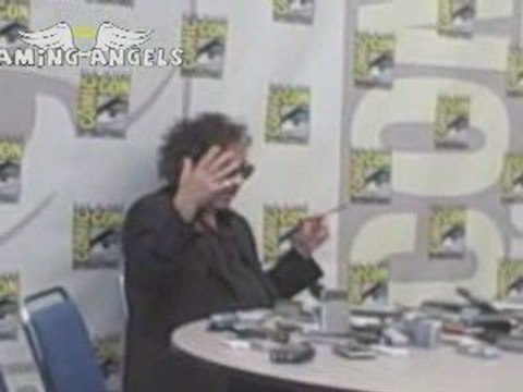 Tim Burton interview at San Diego Comic Con