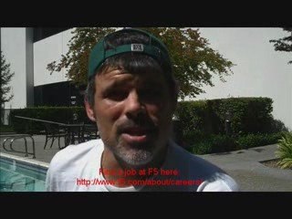 Peter Silva promoting F5 content