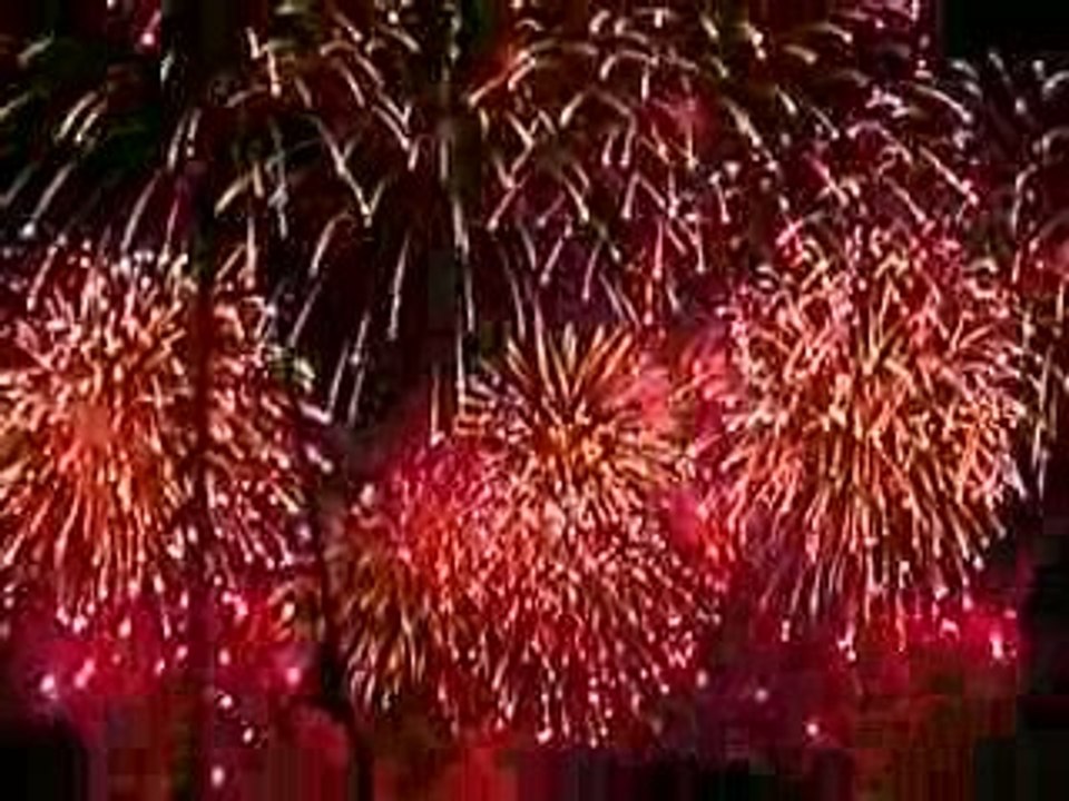 Feu d'artifice genève (moment fort)