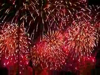 Feu d'artifice genève (moment fort)