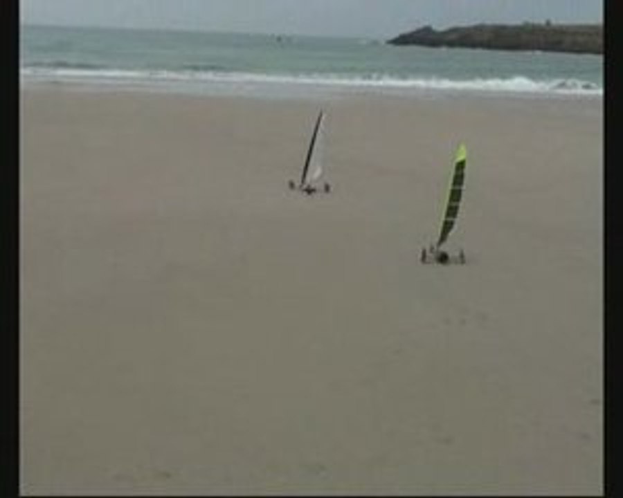 Rencontre à la Torche en char à voile radiocommandé classe 1