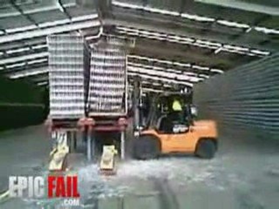 Forklift Fail - video Dailymotion