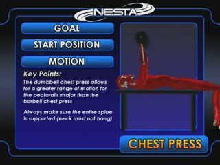 Chest exercise videos - train for a big chest