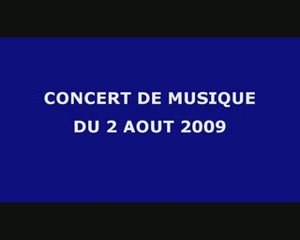 Concert de musique du 2 aout 2009