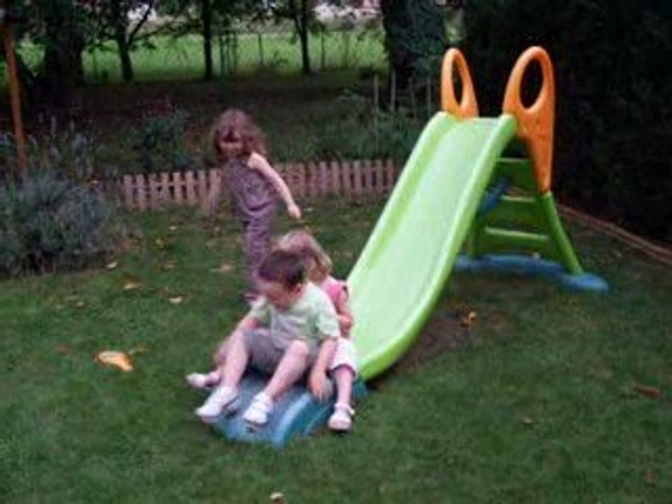 Toboggan entre amis
