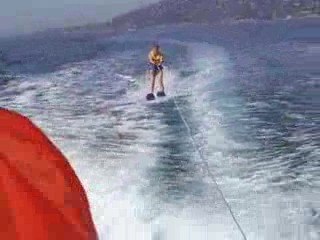 Eli surfing the wave :-P